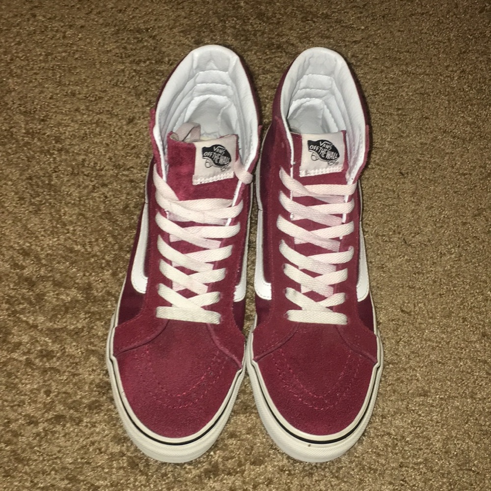 Burgundy VANS